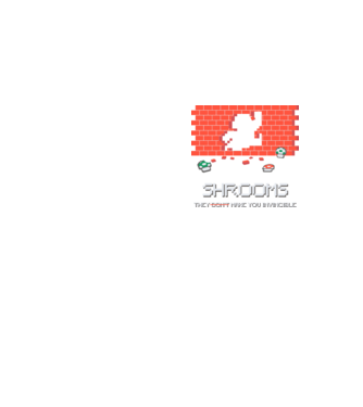 Shrooms - They make you invincible Mario model galben neon pe tricou