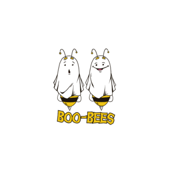 Boo Bees - Albine fantomă Halloween model albastru deschis pe tricou