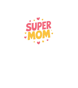 Super Mom Negru model negru pe tricou