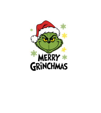 Merry Grinchmas Alb model alb pe tricou