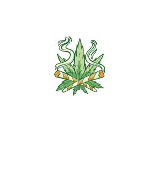 Cannabis Marijuana model turcoaz pe tricou
