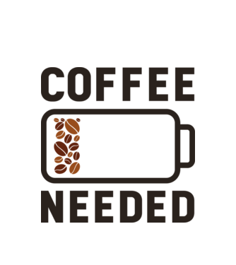 Am nevoie de cafea model alb pe tricou