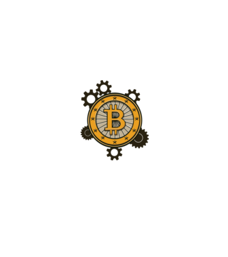 Mecanică Bitcoin model alb/roșu pe tricou