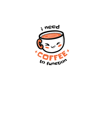 Am nevoie de cafea model alb pe tricou