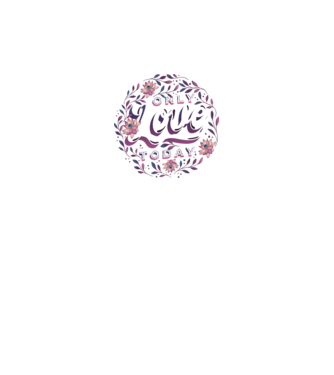 'Only Love Today tricou pentru Valentine''s Day' model alb pe tricou
