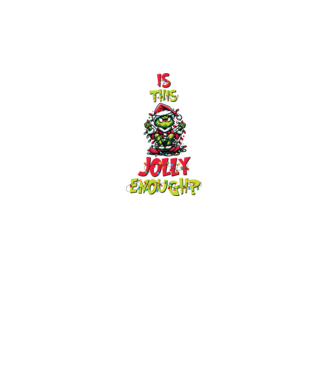 Is this jolly enough Grinch model turcoaz pe tricou