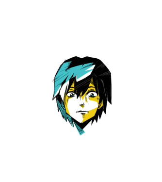 Cap Anime model alb pe tricou