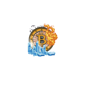 Logo Bitcoin model negru pe tricou