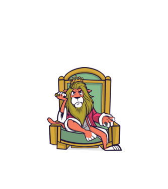 Lion King model verde de măr pe tricou