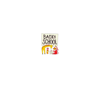 Back To School Animale model gri pe tricou