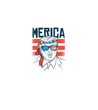 Merica Trump 2020 Usa model alb pe tricou