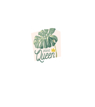 Plant Queen model alb pe tricou