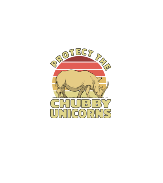 Protejați Unicornii - Rinocerii plinuți model  pe tricou
