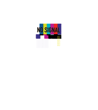 No Signal TV Eroare de transmisie model negru pe tricou