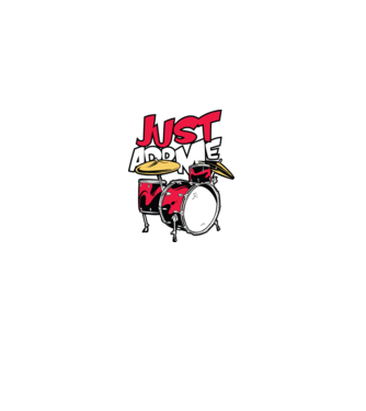 Just add me Drums model turcoaz pe tricou