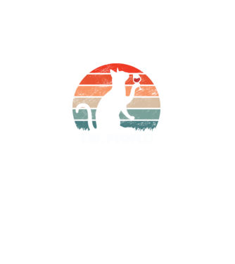 Ew, oameni - Pisică model negru pe tricou