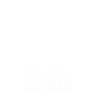 Mamă voleibalistă model alb pe tricou