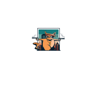 Pew Pew Pew Madafakas Pisică model turcoaz pe tricou