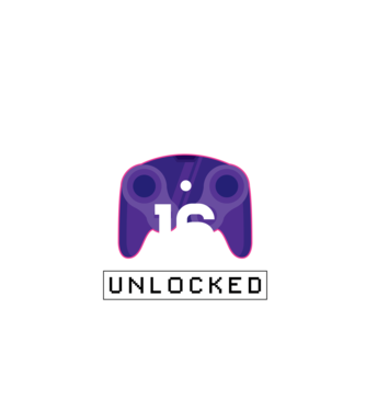 Level 16 Unlocked Gamer Birthday model negru pe tricou