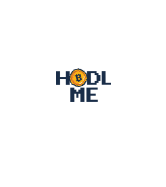 Hodl Me Bitcoin model alb/roșu pe tricou