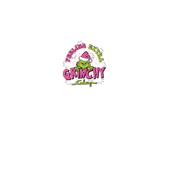Feeling extra Grinchy today model negru pe tricou
