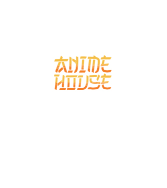 Anime House model negru pe tricou