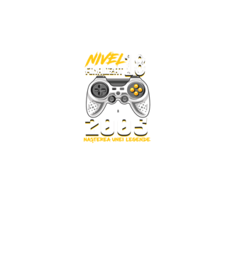 Nivel Finalizat 18  2005 model negru pe tricou