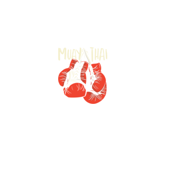 Muay Thai model negru pe tricou