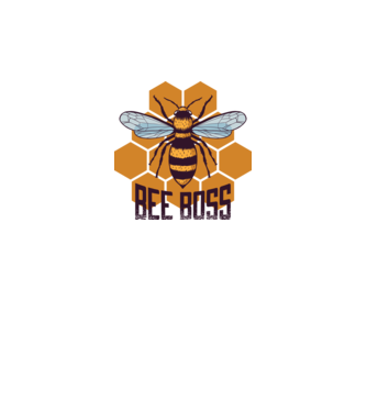 Bee Boss Șef Apicultor model alb pe tricou