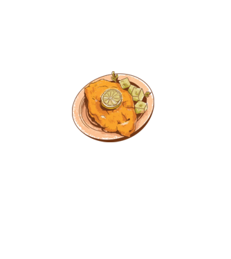 Șnițel vienez Wiener Schnitzel model albastru închis pe tricou