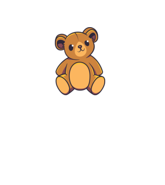 Ursuleț Teddy model gri pe tricou