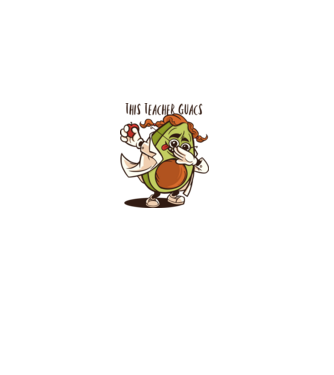 Profesor Avocado DAB model gri pe tricou
