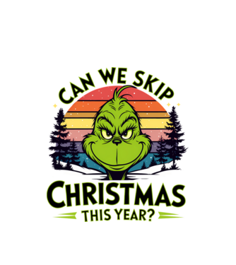 Can we skip christmas this year model alb pe tricou