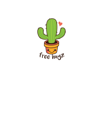 Free Hugz tricou amuzant Cactus model nisipiu pe tricou