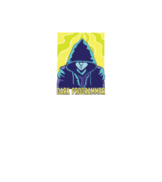 Dark Programmer model negru pe tricou