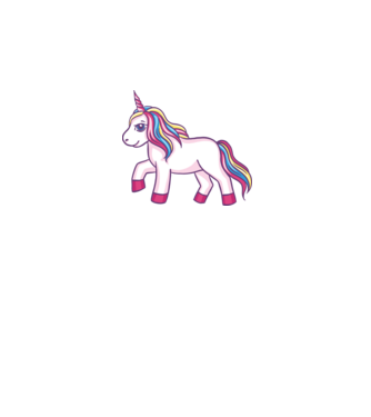 Unicorn drăguț model gri pe tricou