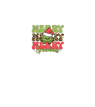 Merry Grinchmas model alb pe tricou