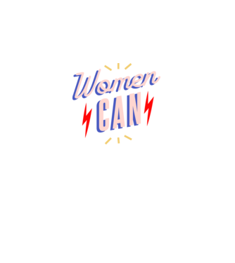 Women Can de Ziua Femeii model negru pe tricou