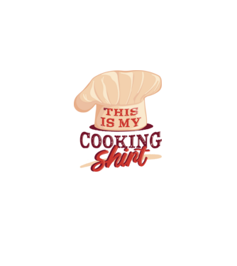This is my Cooking Shirt model roz deschis pe tricou