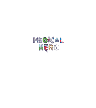 Medical Hero - Eroi de zi cu zi model alb pe tricou