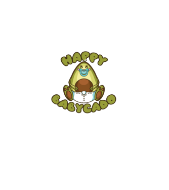 Avocado bebe model verde pe tricou
