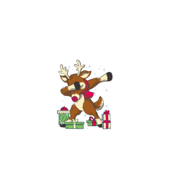 Rudolph DAB model nisipiu pe tricou
