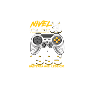 Nivel Finalizat 30 1995 model negru pe tricou