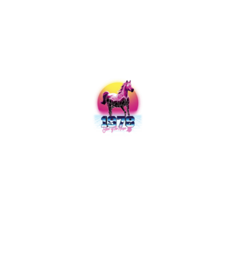 1978 Year of the Horse model negru pe tricou
