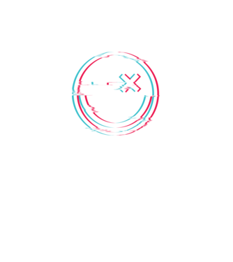 Smile glitch neon tiktok style model negru pe tricou