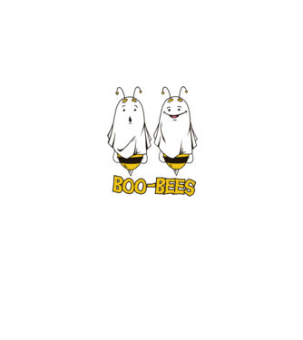 Boo Bees - Albine fantomă Halloween model albastru jeanși pe tricou
