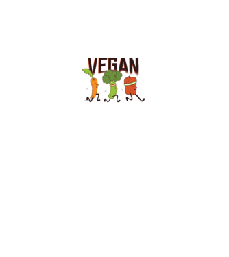 Legume vegan model alb pe tricou