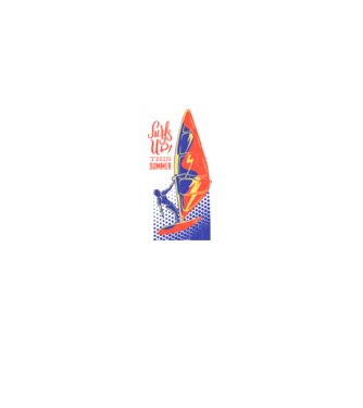 Surfs up this summer model gri pe tricou