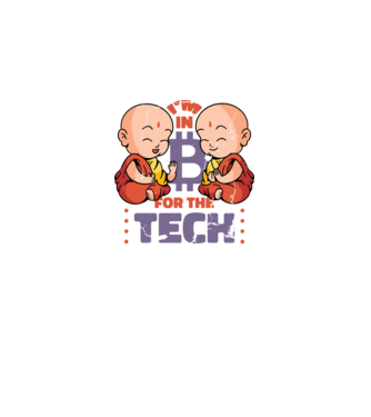 Călugări Buddha Bitcoin model negru pe tricou