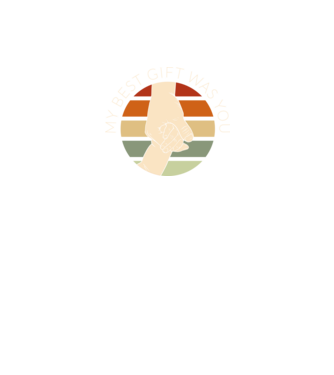 My Best Gift Was You model negru pe tricou